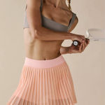 Free People Movement Rally Ruffle Mini Skirt - Pastel Peach Photo 0