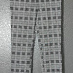 Soho  Apparel LTD Women's Plaid Skinny Pull-On Stretchy Pant Size S Black & White Photo 0