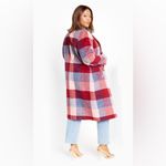 City Chic NWT Charlie coat musk check sz XS/14W 22β p2p Photo 2