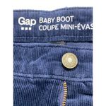 Gap Baby Boot Corduroy Pants Women’s Size 14 32 R Pocket Blue 70’s Western Boho Photo 2