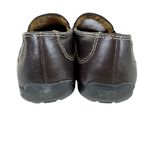Naturalizer Natural Soul By Brown Leather Rubber Sole Slip On Loafers Women's 8 Photo 2