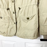 Moschino JEANS Beige Taupe Puffer Utility Jacket Size 6 Photo 3