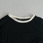 Black Ribbed Long Sleeve Size 2 Photo 2