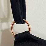 Shade & Shore  Women's 34B Bikini Top Black Push-Up Double Strap New Photo 6