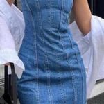 ZARA Denim Dress Photo 3
