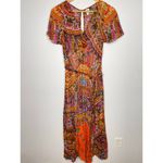 Akemi + Kin Anthropologie Murol Wrapped Boho Maxi Dress size 12 Photo 6