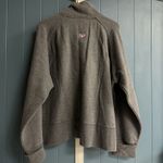 EXPRESS Vtg World Brand 1/4 Zip Sweatshirt Embroidered Flags Women’s Oversize L Photo 6