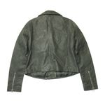 Madewell NWT  The Washed Leather Motorcycle Jacket in Dark Forest Green M $525 Photo 6