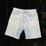 Current/Elliott CURRENT ELLIOT Denim Bermuda Baggy Loose Shorts Photo 0