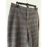 Modcloth Pants Women's 8 Gray Plaid Timeless Tailoring Cropped Academia Preppy Photo 2