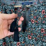 American Eagle  Floral Print Peasant Boho Women's Top size Large Photo 4