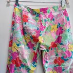 Lilly Pulitzer White Label Lot Of 2 Floral Island Beachy Capri Pants Size 6P Photo 3