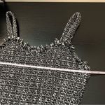 Anthropologie ✨ Mare Mare X Tweed Crop Tank Black White XS Photo 9