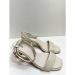 Nordstrom Rack Sandals Womens Size 9 Bone Strappy Faux Leather Open Toe Photo 1