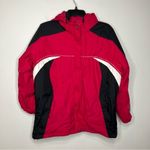 Columbia  Sherpa lined coat size large‎ hot pink white black Photo 0