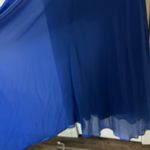 Romans women’s plus size fancy wedding holiday blue 3/4 sleeve dress 24W Photo 9