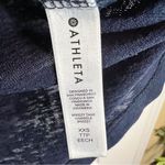 Athleta  Soft‎ Tank XXS Oversized Navy Active Performance Wear Yoga Running Photo 3