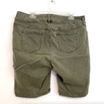 Torrid Plus Size Jegging Bermuda Shorts Olive Green 10.5" In Denim Jean Shorts Photo 11