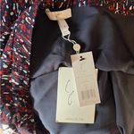 Joie  Brigida Silk Black and Red High Low Ruffle Skirt Photo 2