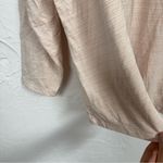 Athleta Light Pink Striped Long Sleeve Blouse Womens 3X Comfort Athletic Top Photo 6