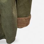 Vintage Cabin Creek Barn Coat Army Green Corduroy Trim Classic Preppy 2XL Size XXL Photo 5