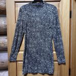 Abound  Women's Leopard Animal Print Bodycon Sheath Mini Dress Sz Small Mob Wife Photo 1