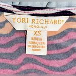 TORI RICHARD HAWAII Camilla True Wrap Sleeveless Striped Knit Jersey Dress XS Pink Photo 8