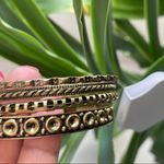 Unbranded bracelets Gold and Black Thin stackable fashion Bangle Set New 4 set Photo 3