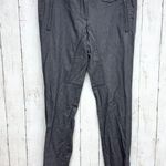 Theory Pants Women Size 6 Slim Split Straight Mid Jeans Washed Gray Zip Pockets Photo 0