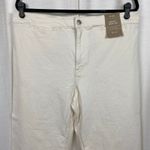 Madewell Cream Emmett Wide Leg Crop Pants Sz.32 NWT Photo 4