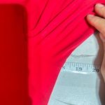 Calvin Klein Women's Lace Up 3/4 Sleeve Shift Cocktail Dress Cherry Red Size 8 Photo 8