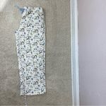 Muk Luks Cream and Blue Pajama Pants Size L Photo 8