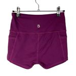 Boutique Purple Side Pocket Compression Fit Athletic Shorts S Photo 1