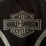 Harley Davidson  Women M Jacket Black Gray Reflective Double Layer Cold Ride Coat Photo 6