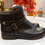Natural Soul  Black Ankle Boots with Buckle Detail Photo 0