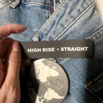 Articles of Society ® HIGH RISE • STRAIGHT super soft size 27 jeans new with tag Smoke and pets free Same day shipping This pair of jeans from is a high-rise, straight style in a beautiful blue color. It features a zip and button closure, stretch material, and pockets for convenience. The size is 27 and it is brand new with tags. Perfect for any woman looking for a stylish and comfortable addition to their wardrobe. Photo 2