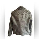 Kut From The Kloth  Women's grey Faux Suede Moto Jacket‎ Size S Photo 12