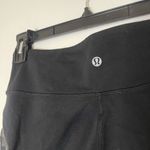 Lululemon Black long geometric vinyl printed yoga leggings size 6 Photo 4