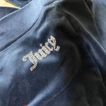 Juicy Couture  Velvet Rhinestone Logo Lounge Pants Women LG‎ Navy Blue Y2K Comfy Photo 2
