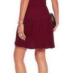 Maje Bordeaux Crepe Mini Dress Photo 1