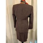 Oscar de la Renta  Vintage Peanut Brown Wool Tweed Jacket & Skirt Suit Set‎ Sz 6 Photo 14