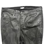 Good American Good Legs Straight Coated Jeans in Black, Size 22 Photo 1