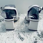 Topshop Nateisha High Heeled Sandals Leather White Size 6.5 Photo 7