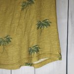 Anthropologie Pilcro Palm Tree Print Mustard T-Shirt Size S Photo 11