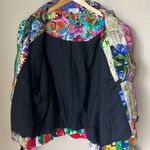 We Bebop Vintage Colorful Floral Quilted Jacket Photo 6
