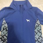 PINK - Victoria's Secret Victoria Secret Pink Ultimate Jacket Size XS Half Zip Pullover Navy Blue Photo 1