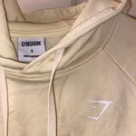 Gymshark Training Cropped Hoodie Size Small Light Yellow Photo 2