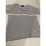 Hatch Maternity Black White Stripe Classic Minimalist Short Photo 4