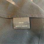 Eileen Fisher  Black 100% Sheer Silk Kimono Top Size Medium Photo 3