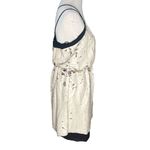 Adelyn Rae  Leila Reversible Sequin Strappy Back Dress Cream Gold Black Medium Photo 3